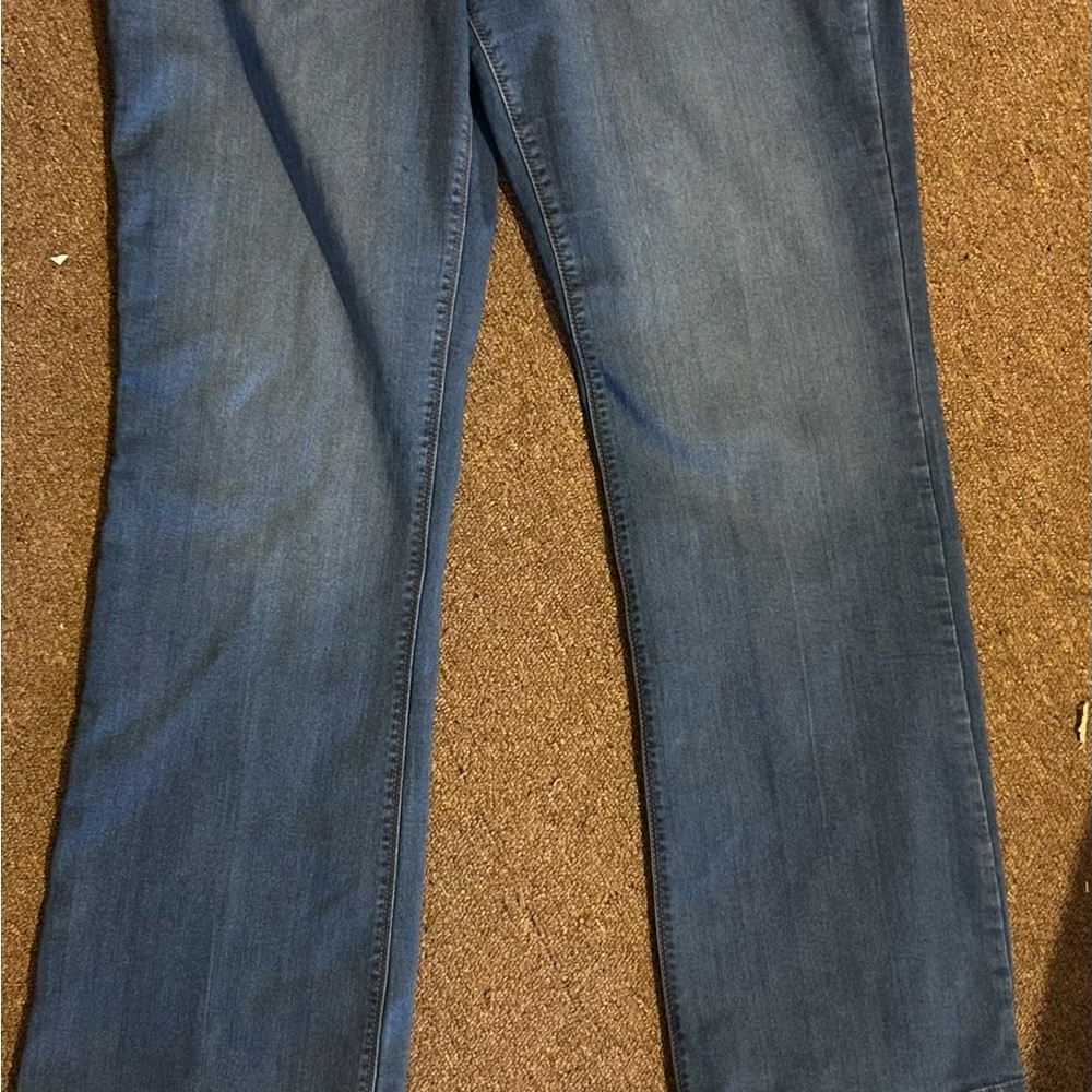 Classic Midwash Straight Leg Jeans